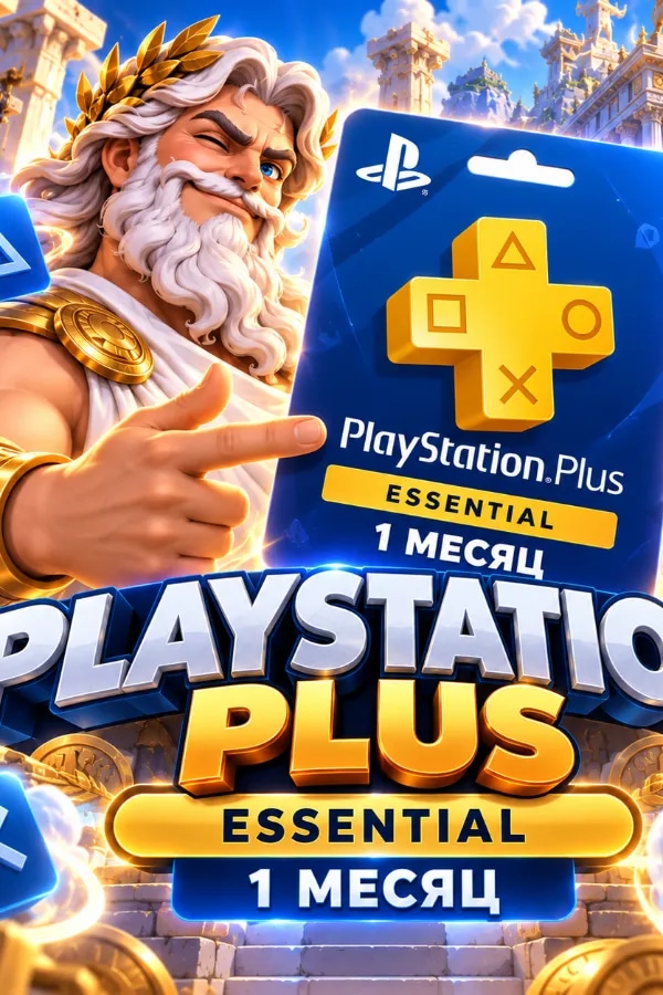 PS PLUS 1 месяц Основной (Essential) Украина