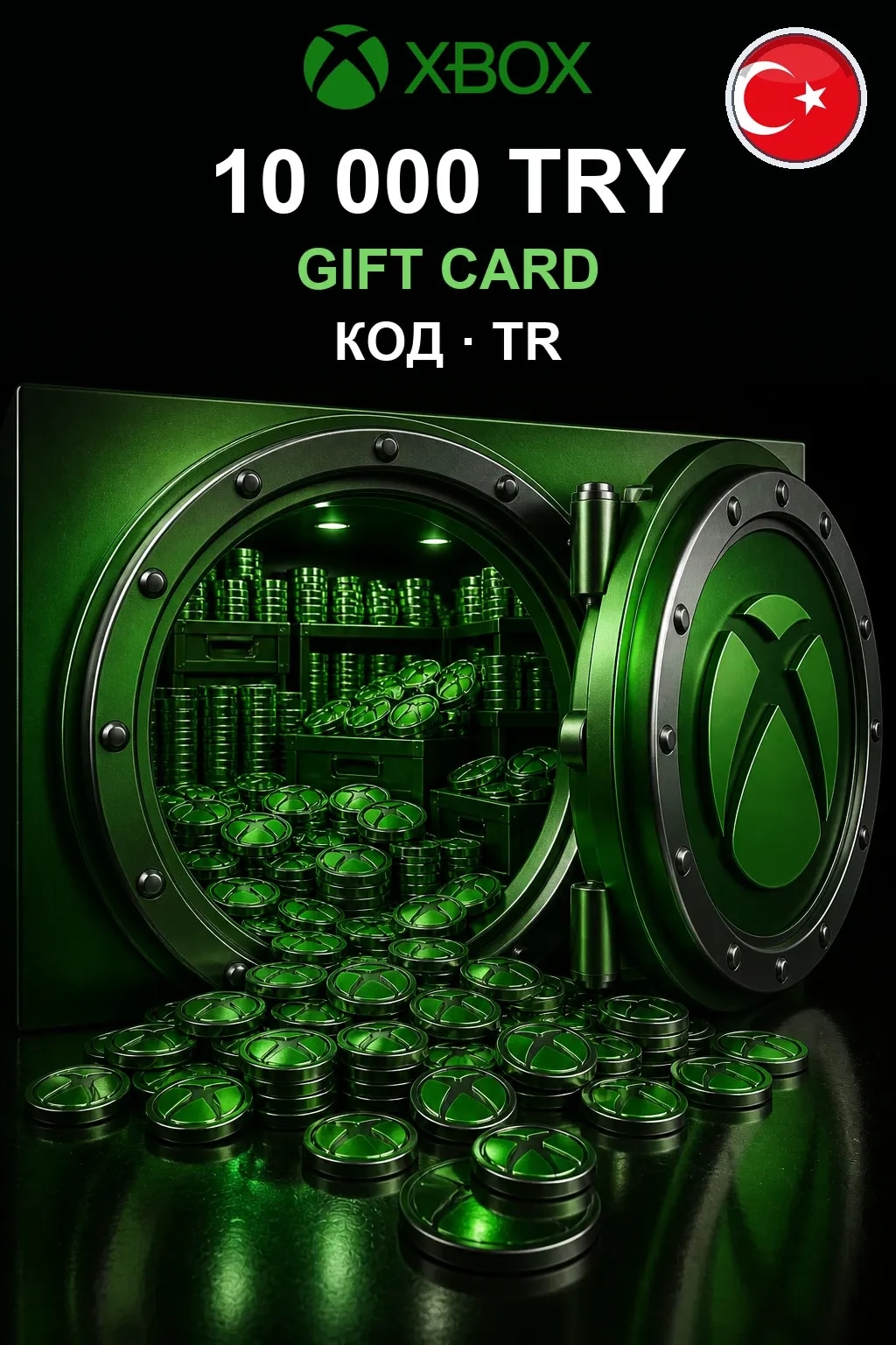 Xbox Gift Card 10000 TRY — Турция